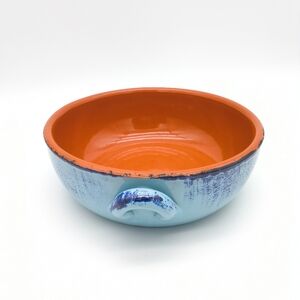 De Silva Italian Terracotta Handled Serving Bowl - Made in Italy
